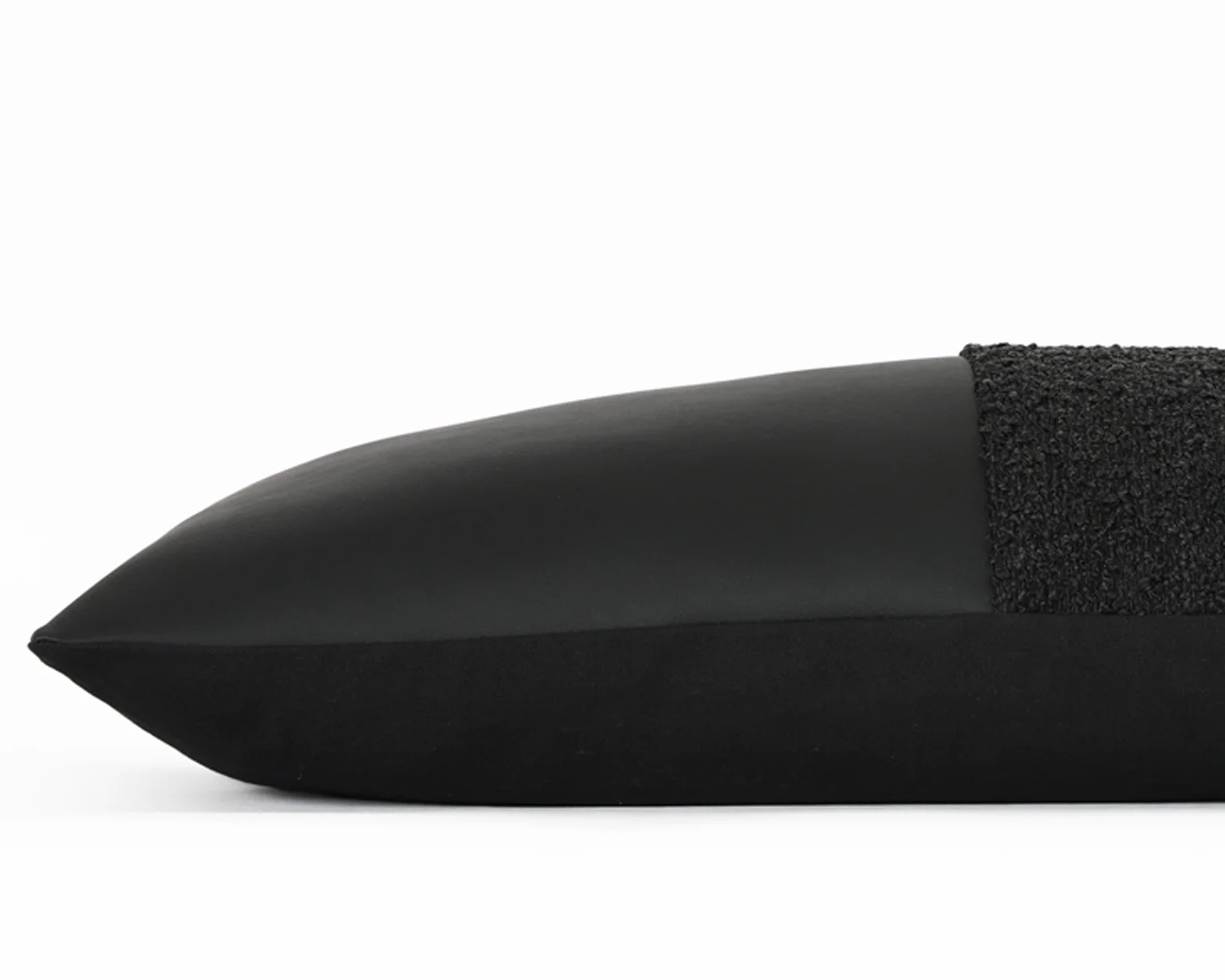 Indi, Boucle + Faux Leather, Long Lumbar - Image 3