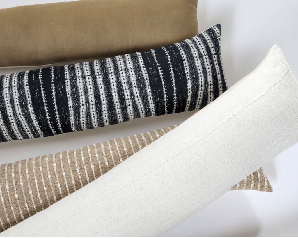 Ina, Mudcloth Pillow, Large Lumbar - Image 4