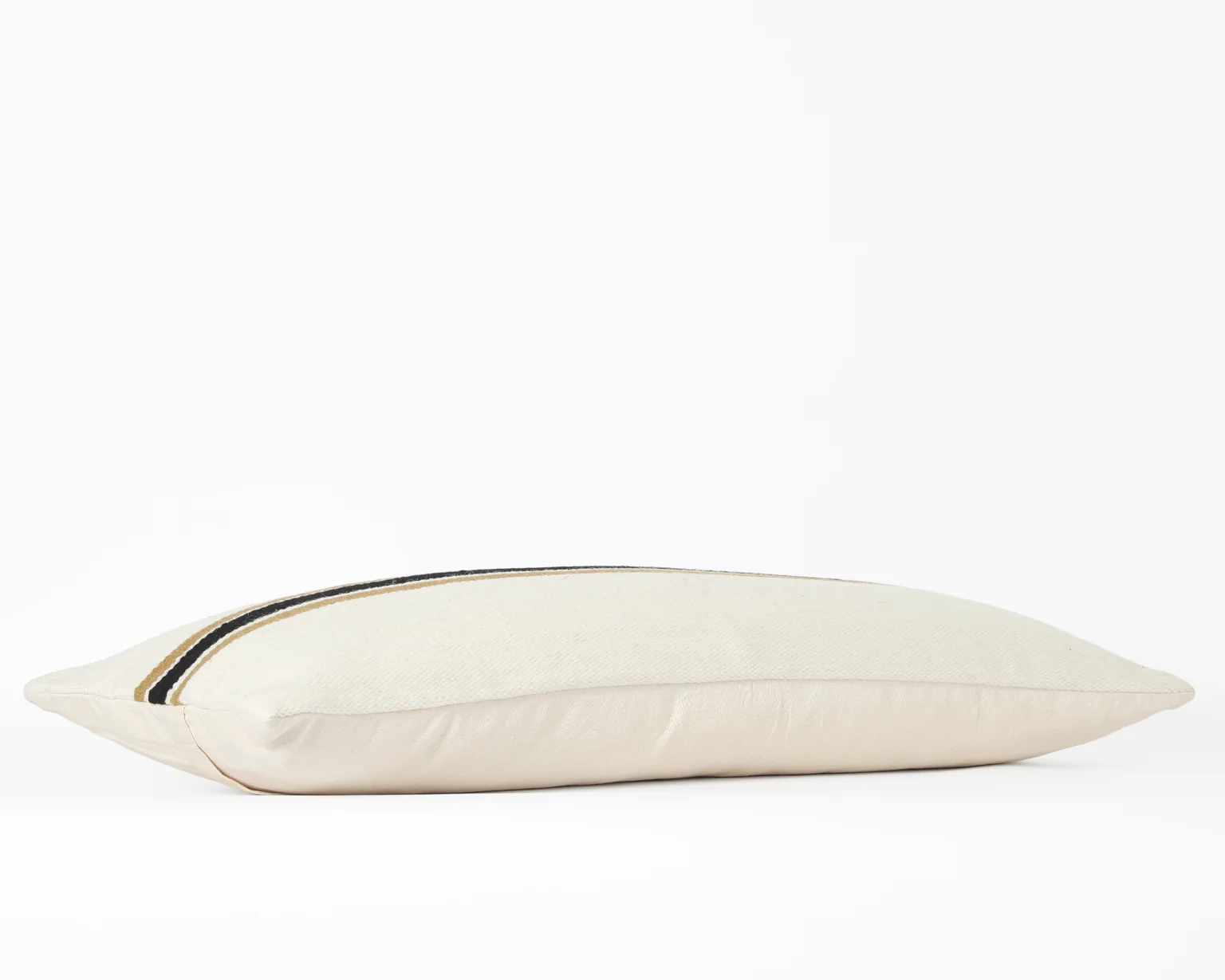 Montague, Large Lumbar Wool Pillow - Image 4