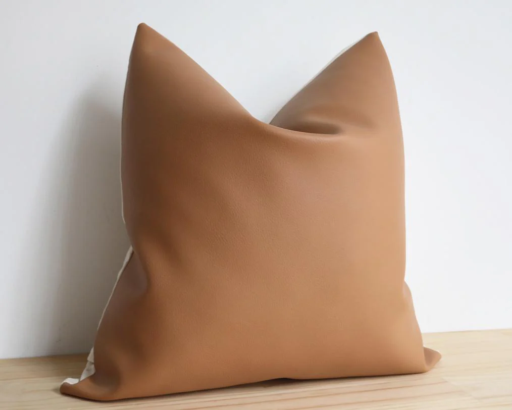 Naima, Tan Faux Leather - Image 4